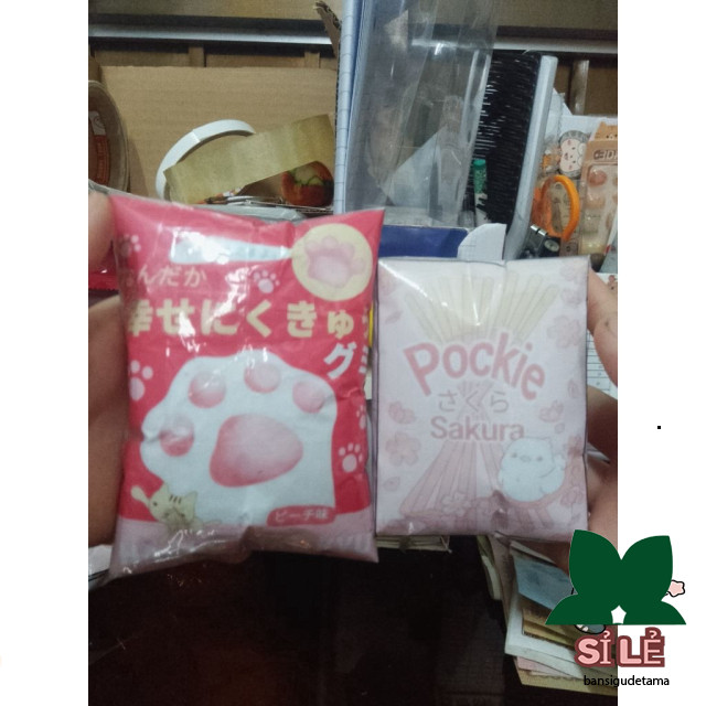 combo 2 bé squishy giấy mini squishy