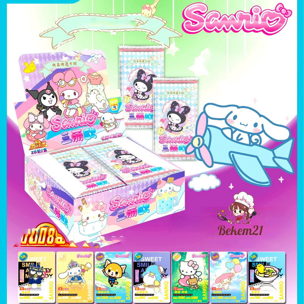 Sỉ bài Hộp Samrio 32 túi mỗi túi 5 lá siêu đẹp tổng 160 lá rẻ