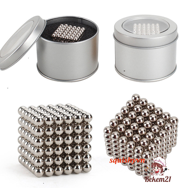 bi nam châm 6 màu 216 viên (FULL HỘP) Bộ nam châm hút từ Bucky Balls 216 viên nhiều màu rẻ