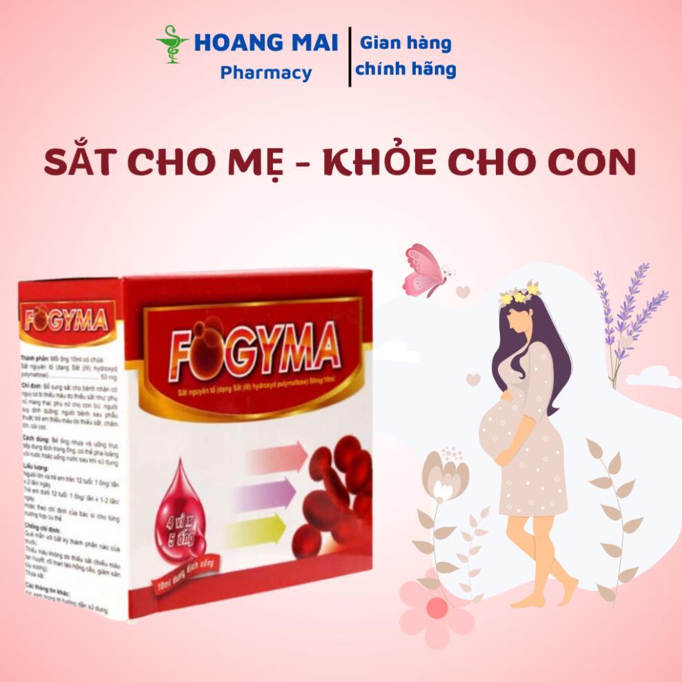 Sắt Nước Fogyma Bổ Sung Sắt Dành Cho Những Người Bị Thiếu Máu Đặc Biệt Trong Thai Kỳ Không Tanh (hàn