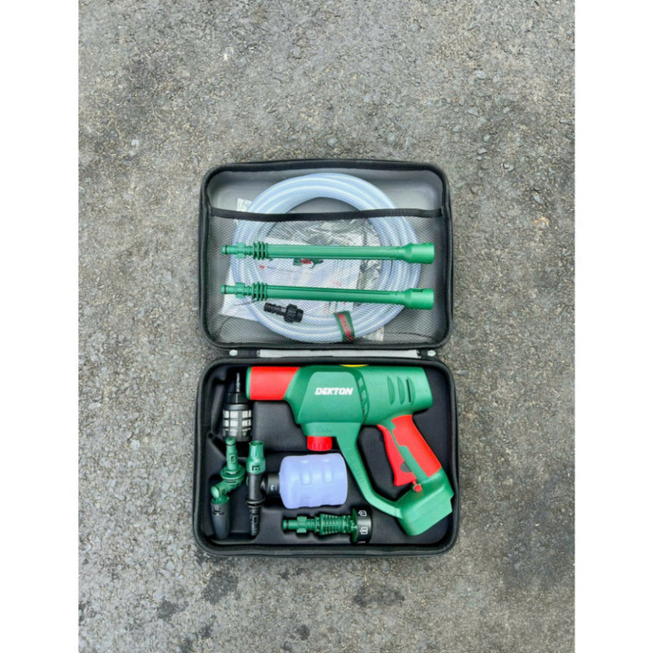 Máy rửa xe pin DEKTON M21-SRX1405PROMAX, công nghệ không chổi than tiên tiến, thương hiệu Dekton Phúc Minh.