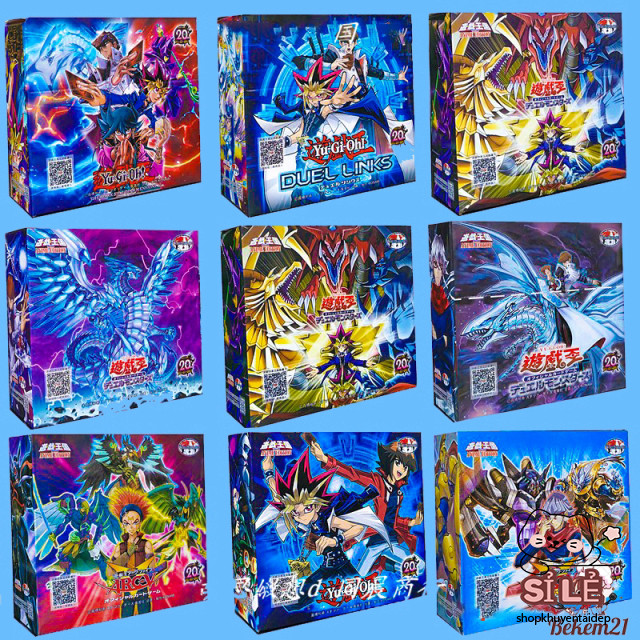 Bộ bài Yu-Gi-Oh Quốc tế: Yugi, Kaiba, Jonouchi, Marik, Yuki Yudai, Fudo Yusei - Giá hấp dẫn