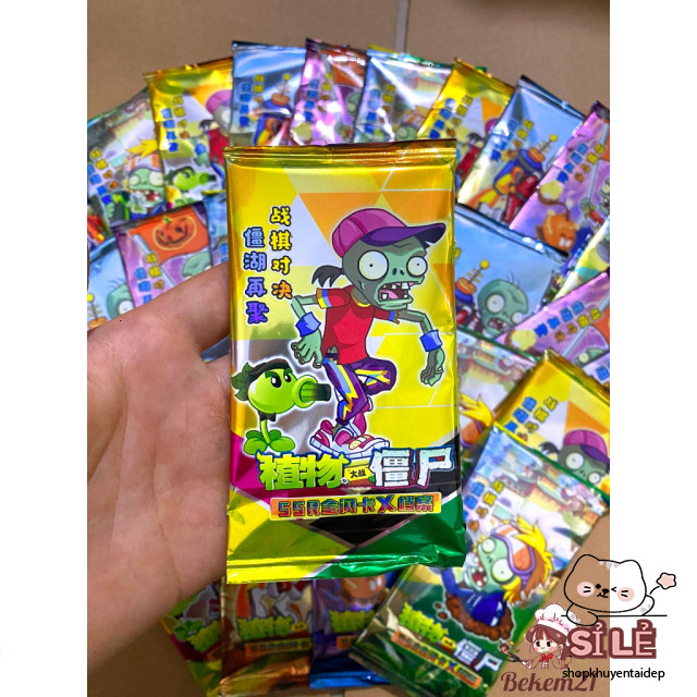 Bộ 7 thẻ Plants vs Zombies: Nhân phẩm hiếm thẻ bài Đại chiến thực vật 2