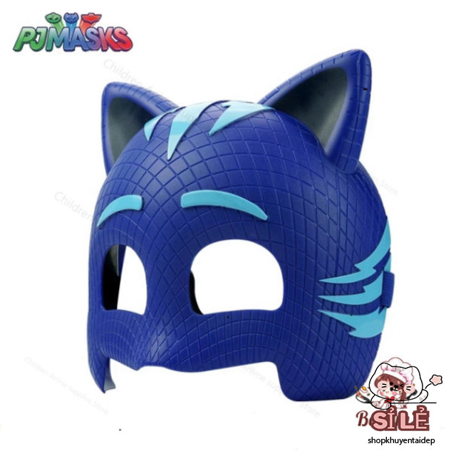 Mặt Nạ Cosplay Pj Masks PVC Ánh Sáng Catboy, Owlette & Gekko Cho Bé Trai