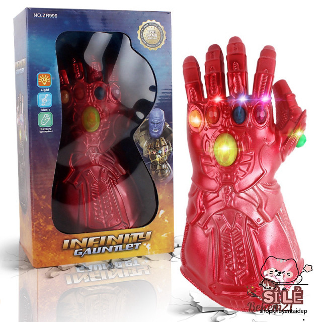 Găng tay Thanos phát sáng và phát nhạc - Infinity Gauntlet huyền bí