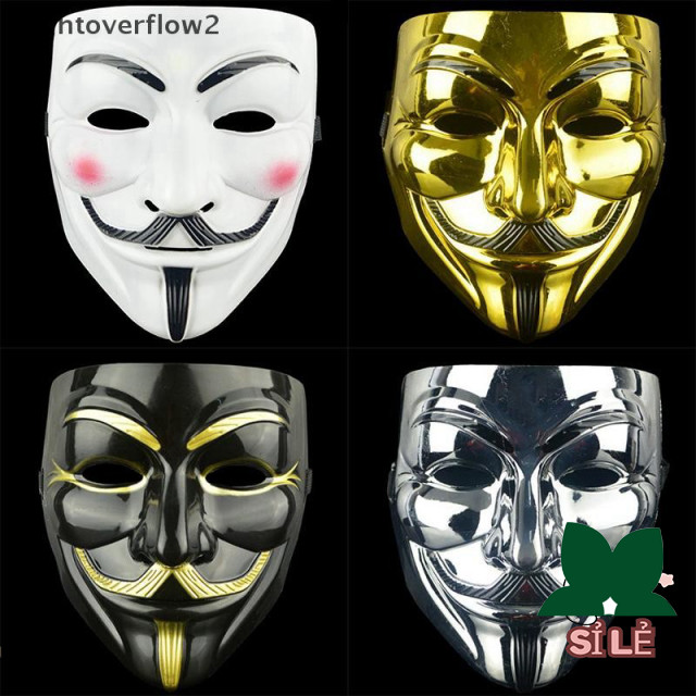 Mặt Nạ Guy Fawkes Anonymous - Phụ Kiện Halloween Cho Người Lớn Mới 2023