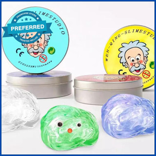 Thủy Tinh Lỏng Ông Già Bùn Trong Suốt Bó Bùn Slime Giải Nén Bùn Màu Bùn Bùn Pha Lê