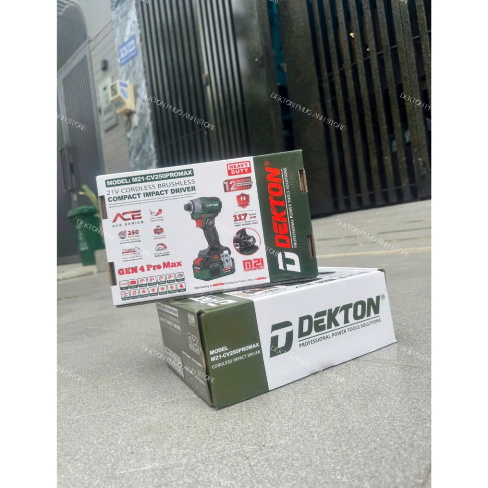 Thân Chuyên Vít 250Nm DEKTON M21-CV250Promax Hệ ACE Bảo Hành Chính Hãng 12 Tháng MỚI VỀ