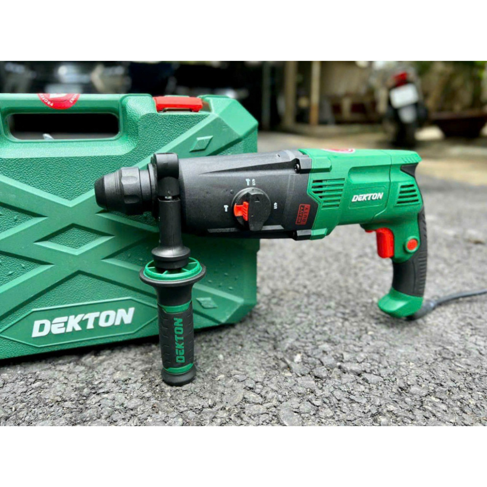 MÁY KHOAN ĐỤC BÊ TÔNG DEKTON DK-2603 Plus 1050W 3 CHỨC NĂNG CHÍNH HÃNG