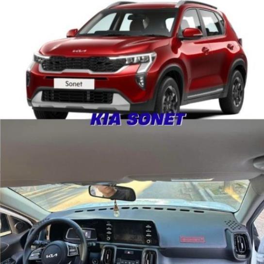 Phụ Kiện Cao Cấp Thảm Taplo Kia Sonet, Seltos Form Chuẩn Zin Chống Nắng Tối Đa