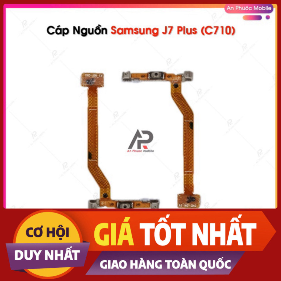 Cáp Phím Nguồn Samsung Galaxy J7 Plus / C710F Zin Tháo Máy LKBEE DMLK