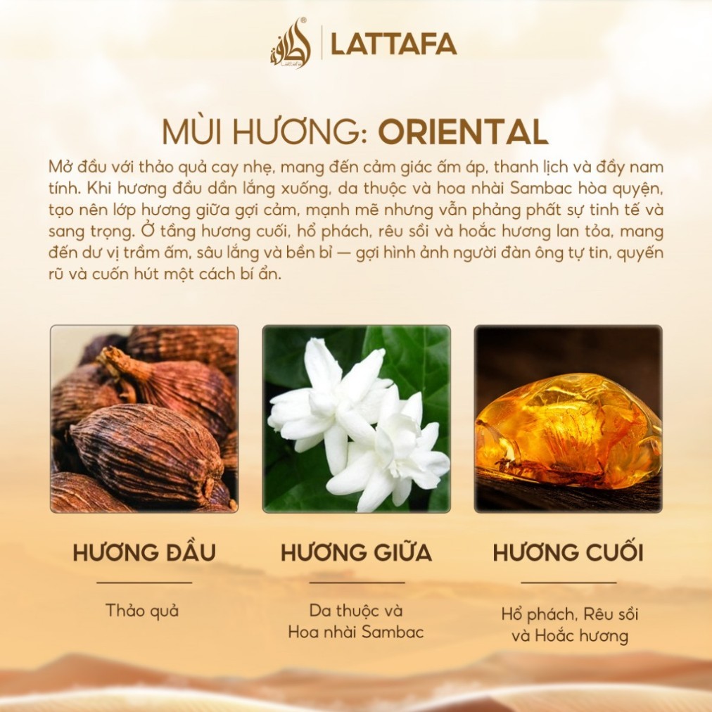 Nước hoa unisex Maison Alhambra Opulence Leather mùi hương quyền lực, cá tính, sang trọng chai 100ml