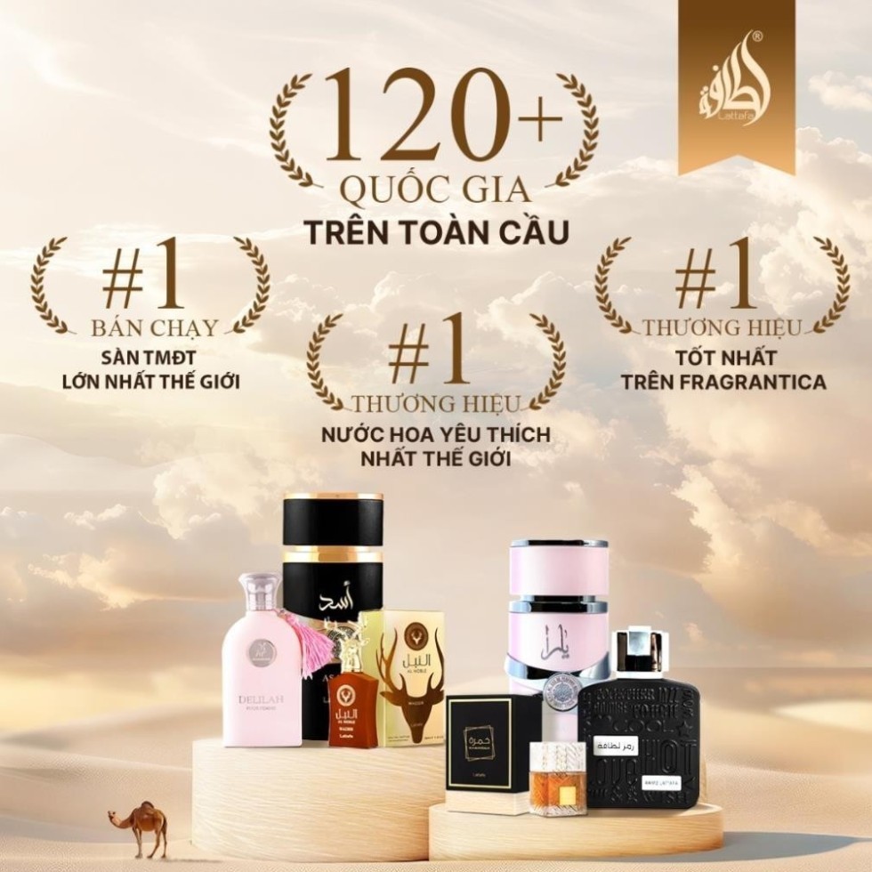 Nước hoa unisex Maison Alhambra by Lattafa Kismet Magic quyến rũ ấm áp 100ml