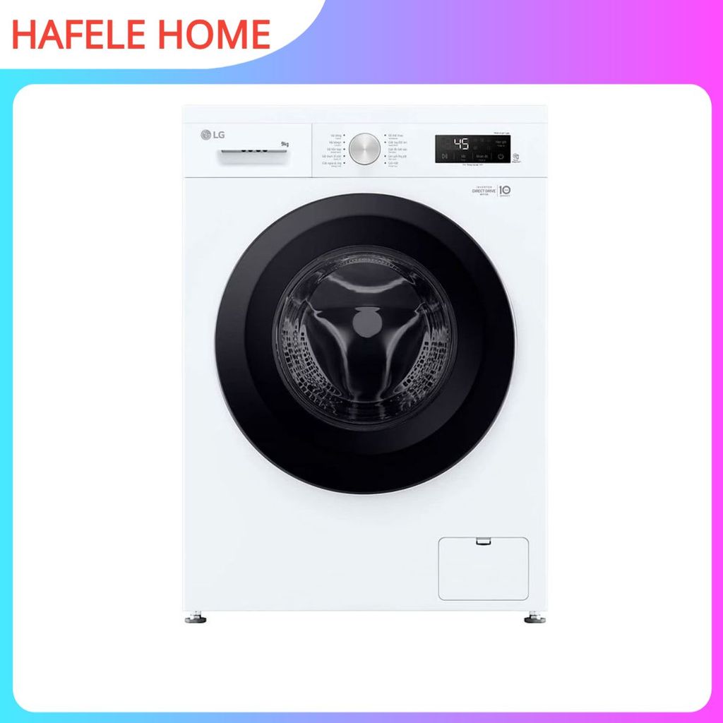 Máy Giặt Lồng Ngang LG FB1209S6W1 - 9kg, Công Nghệ Hơi Nước Steam, Giảm Nhăn, Kháng Khuẩn - EEH