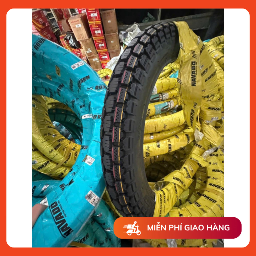 Lốp Thồ Xe Win 300-17, Lốp Gai Cục Lắp Xe Win 300-17 đi đường địa Hình - Lốp Xe Navado 6PR PTXM An A