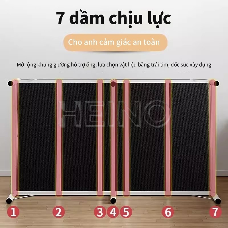 HEINO 1m9 Giường gấp khung sắt 1-2  người nằm chắc chắn - Giường xếp gọn thông minh gia đình | BigBuy360 - bigbuy360.vn