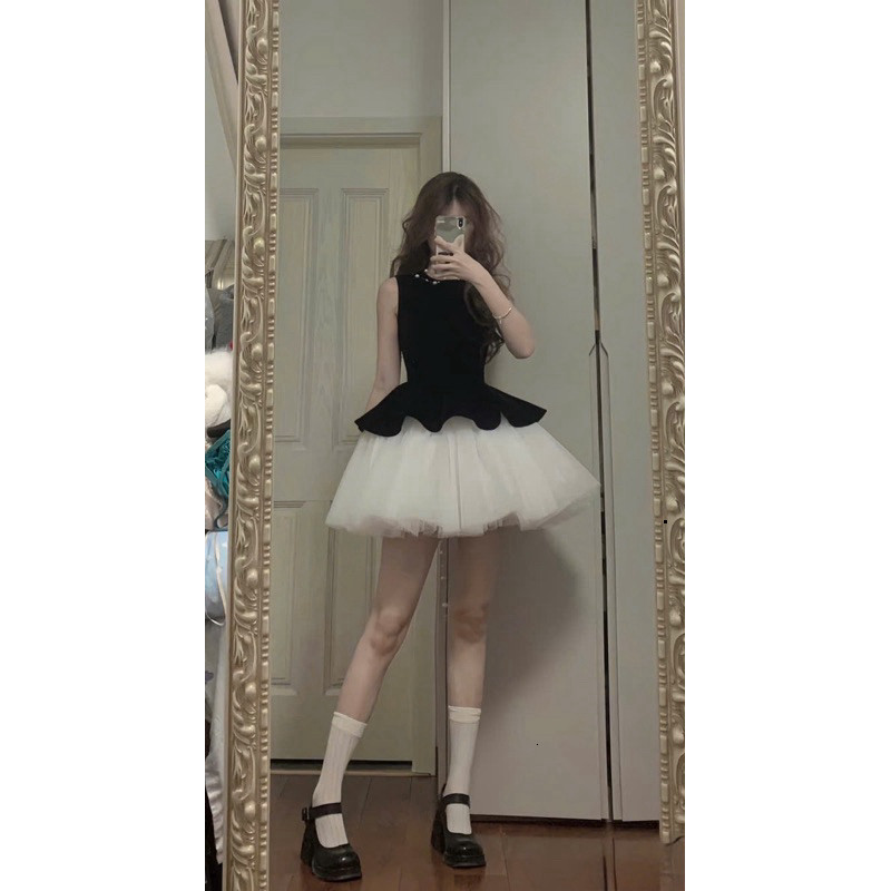 SÉT VÁY LƯỚI ÁO NHUNG PEPLUM ĐI CHƠI, ĐI TIỆC, ĐI ĐÁM CƯỚI, ĐI DATE CỰC SANG CHẢNH