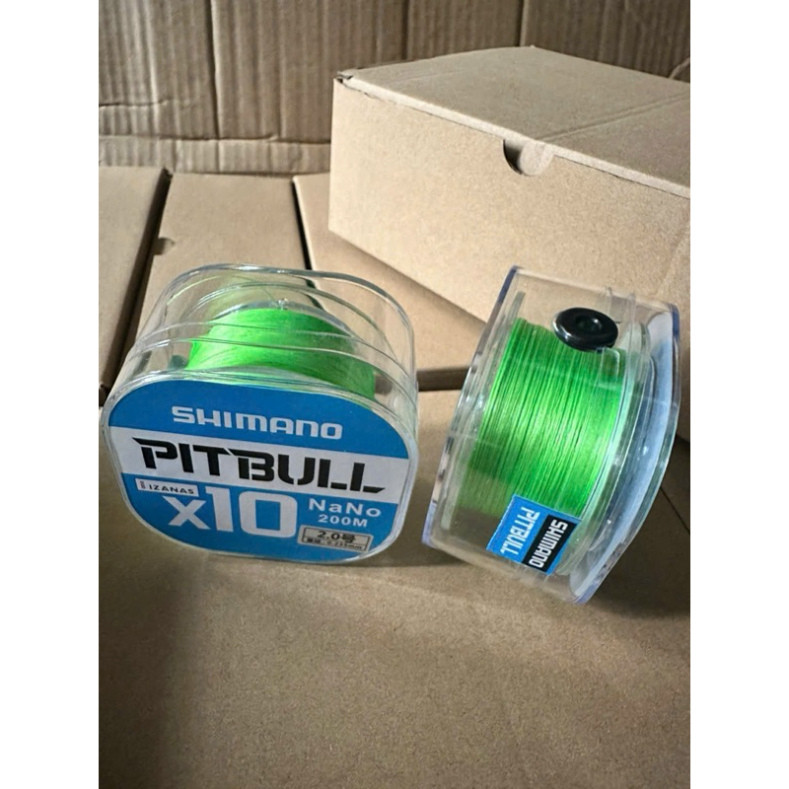 Dây dù lure 200m shimano pitpull  x10 siêu mịn okhjtt