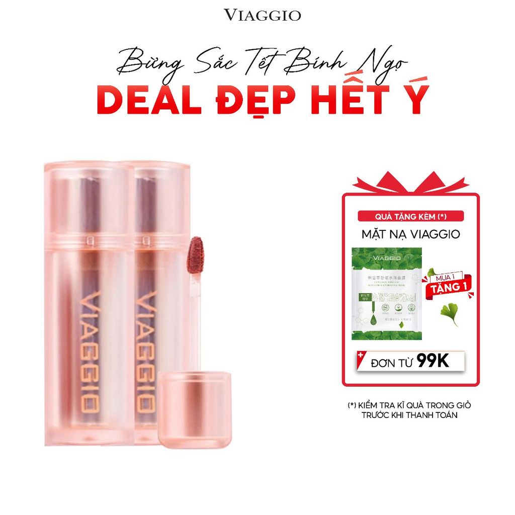 VIAGGIO Son Lì – Lâu Trôi, Che Rãnh Môi, Nhẹ Môi 3g