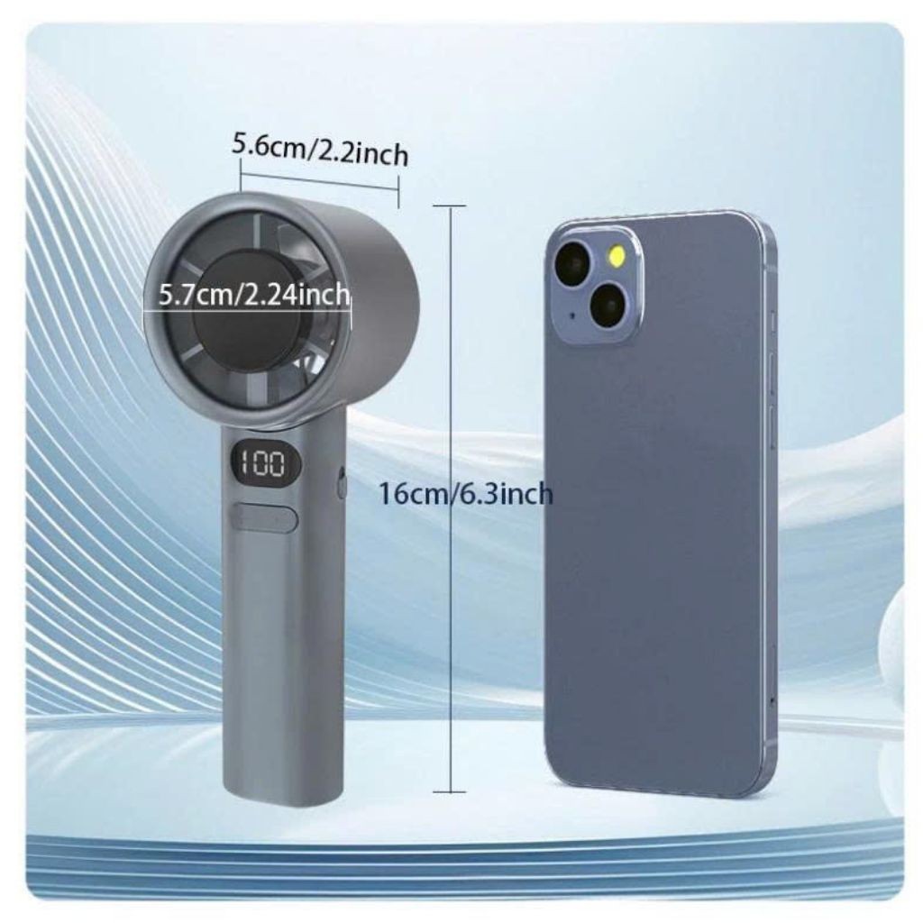 Quạt cầm tay mini cao cấp HAFEN ,120 Cấp độ gió SSR1