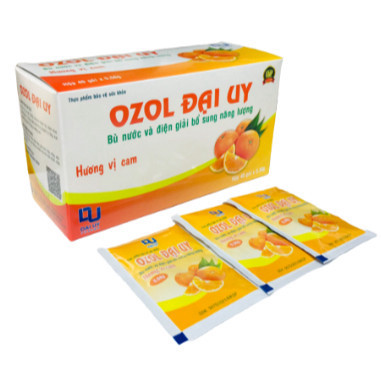 Bột pha uống Ozol đại uy  Cam Bù Nước Và Chất Điện Giải bổ sung năng lượng min tui