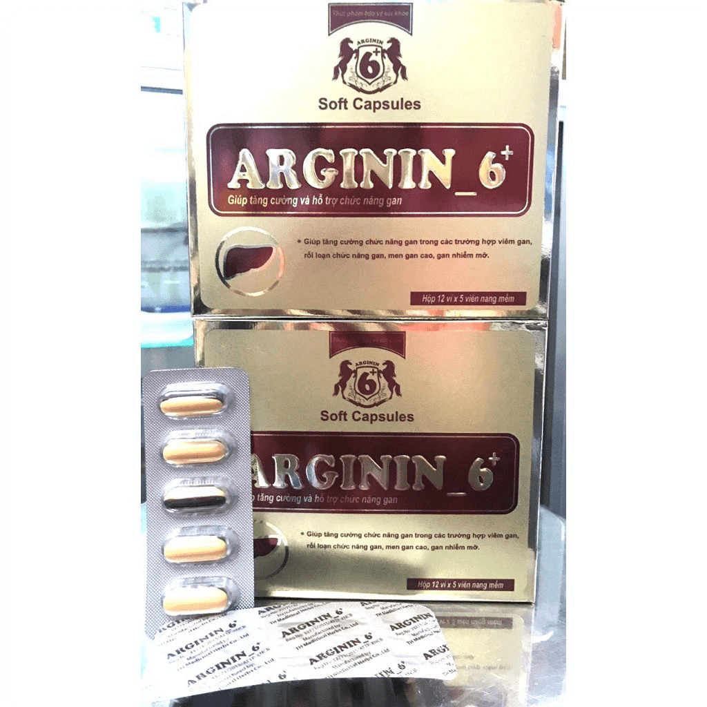 Viên uống bổ gan, mát gan Arginin 6+ tăng cường chức năng gan hiệu quả vin bet