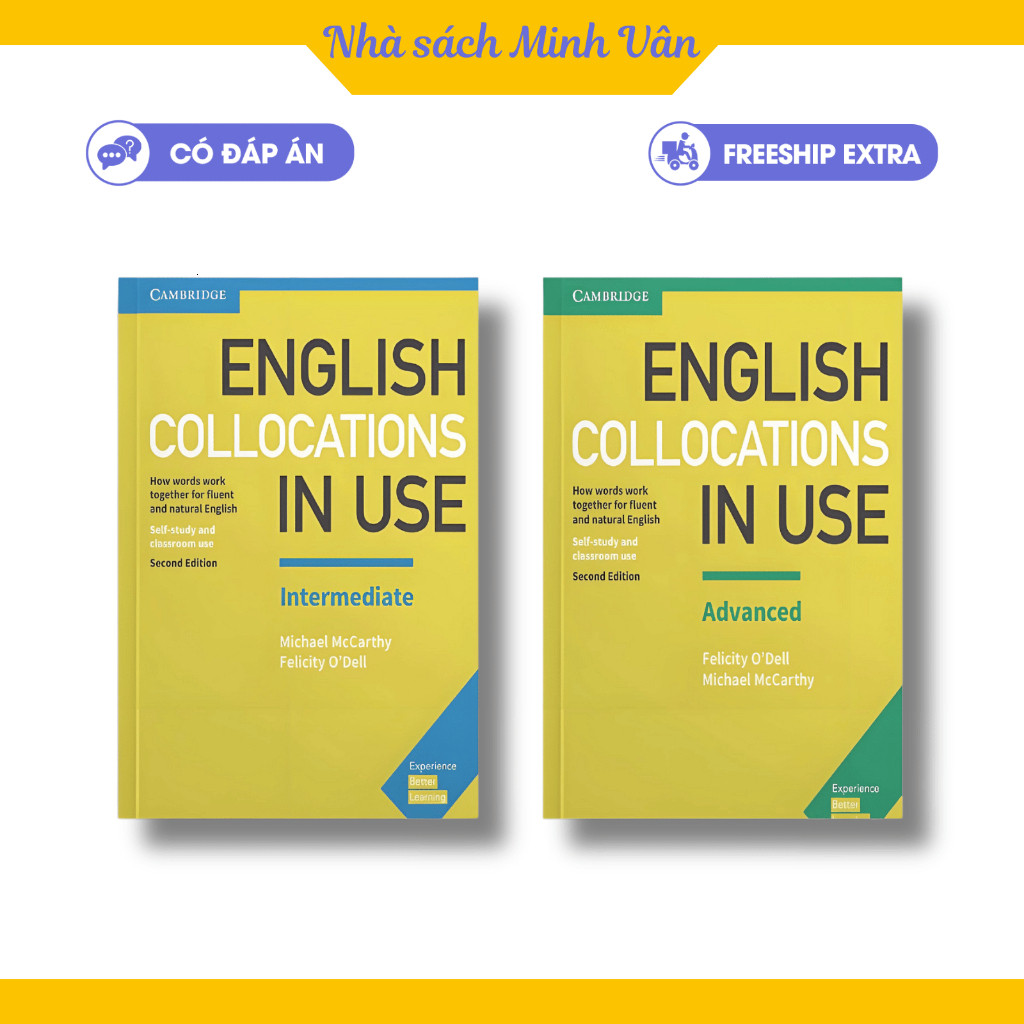 Vở  English Collocations in Use Intermediate - Advanced - in màu - có đáp án