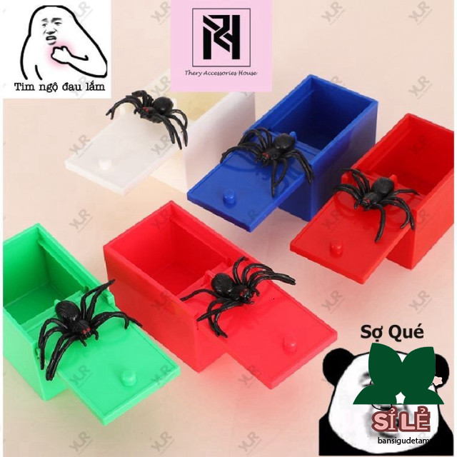 Bất ngờ với hộp nhựa troll bạn bè - đồ chơi nhện nhảy thú vị