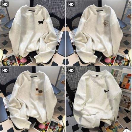 Áo Sweater PUPPY chất Nỉ COTTON Form Rộng Nam Nữ Unisex Dáng Oversize UT