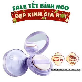  Cushion chống nắng kiềm dầu  HEXZE 12g Phấn nước cấp ẩm lâu trôi bảo vệ da SPF 40+,PA+++ 