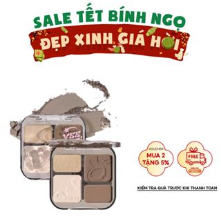  Bảng Phấn Tạo Khối VEECCI Hightlight Bắt Sáng Tự Nhiên Má Hồng Lâu Trôi Chống Nước 9G 
