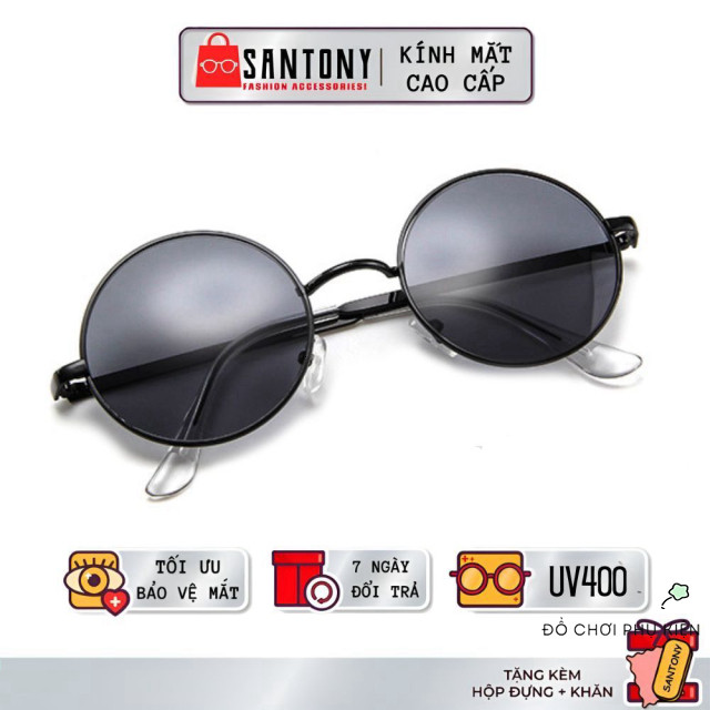 Kính phong cách cổ điển SANTONY với gọng kim loại sang trọng cho cả nam và nữ