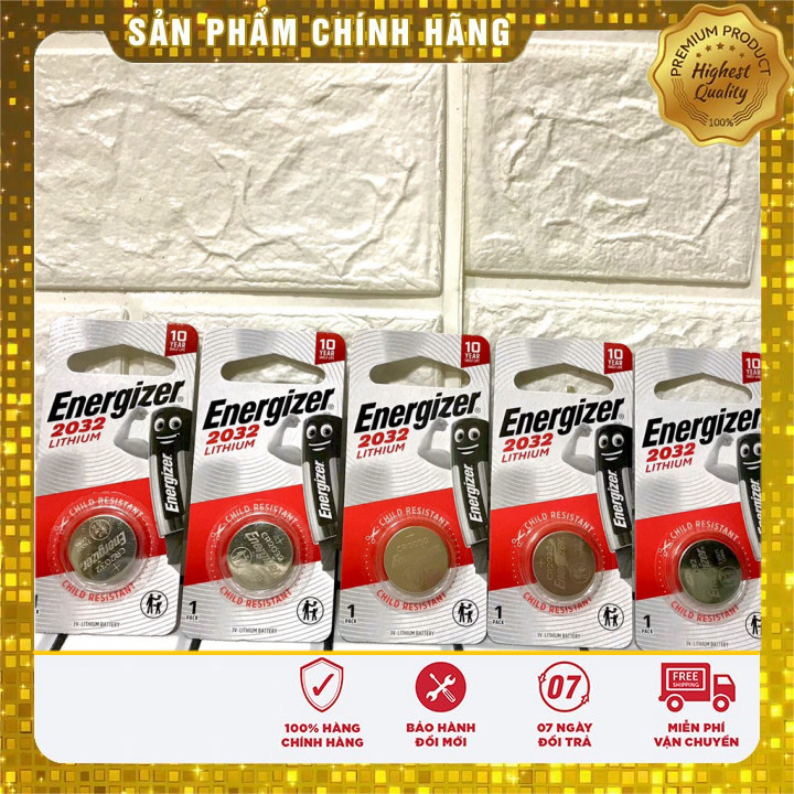 Vỉ 1 Viên Pin CR2032 Energizer - Hàng Chính Hãng