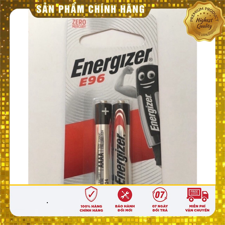 Pin AAAA Energizer E96-LR8D425 chính hãng vỉ 2 viên