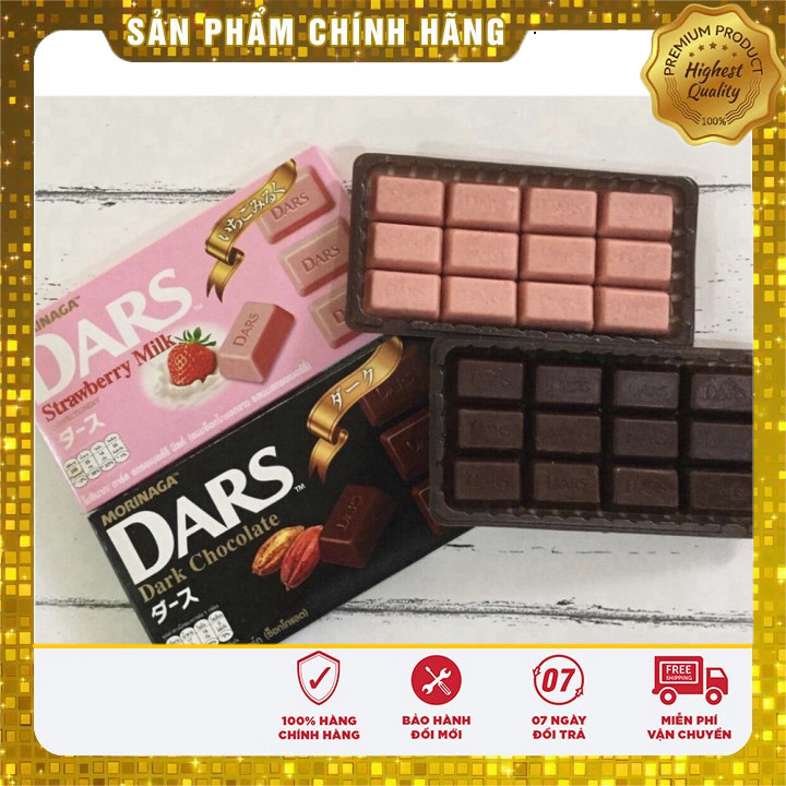 SOCOLA DARS MORINAGA 42G Date mới đủ vị