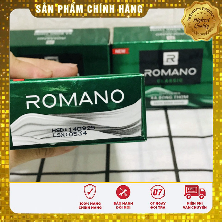 Xà bông thơm ROMANO 90g Chính Hãng.