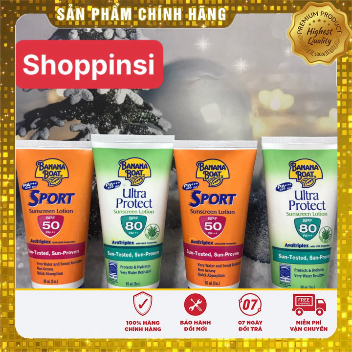KEM CHỐNG NẮNG BANANA BOAT 90ML (USA)