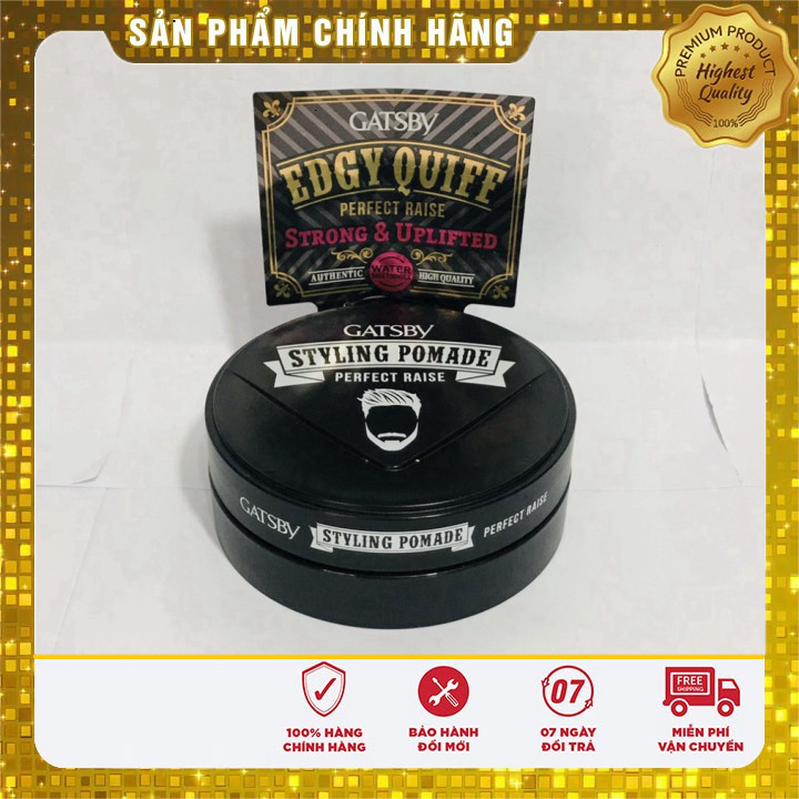 Pomade tạo kiểu tóc nam Gatsby Styling Pomade 75G [Nhật Bản]