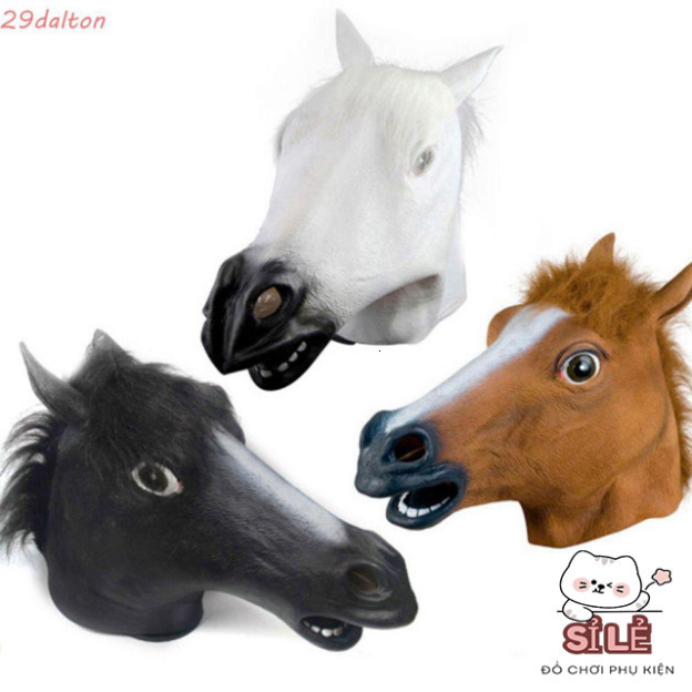 Mặt nạ ngựa Dalton Bojack Horseman cho cosplay, hóa trang, phụ kiện động vật cho cả nam và nữ.