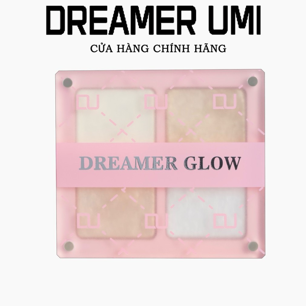 Bảng Bắt Sáng DREAMER GLOW DREAMER UMI 1.8gx4 Hàng Chính Hãng  - MYA Cosmetics