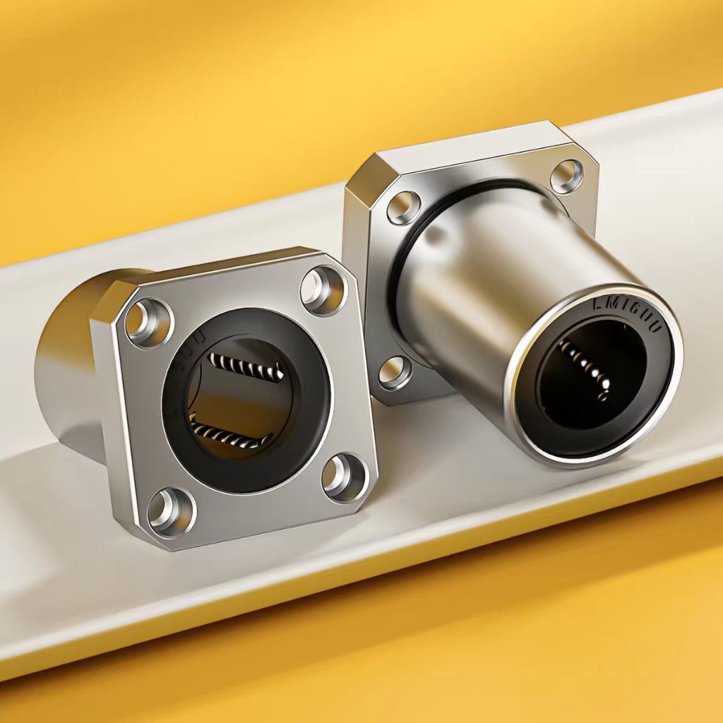 Con Trượt Tròn LMK8UU, LMK12UU, LMK16UU, LMK20UU, LMK30UU Mạ Niken Chống Rỉ