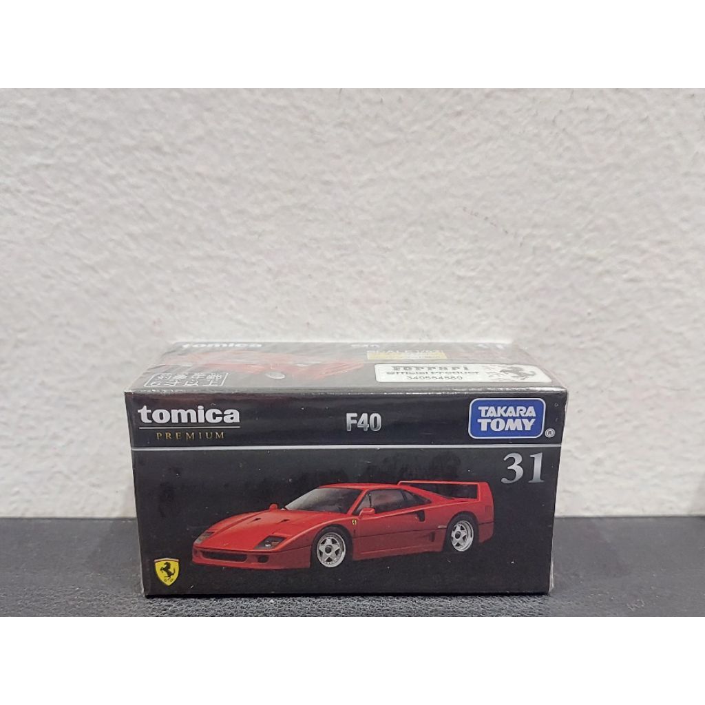Xe mô hình Tomica Premium No. 31 Ferrari F40 (new seal)  - Made in Vietnam