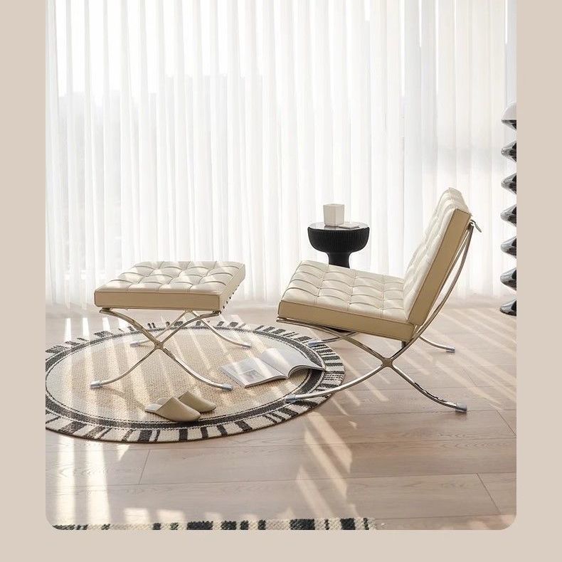 Ghế Sofa Đơn Barcelona cho Phòng Khách và Phòng Ngủ Phong Cách Thiết Kế Ghế Ngồi Thư Giản Người Nổi 