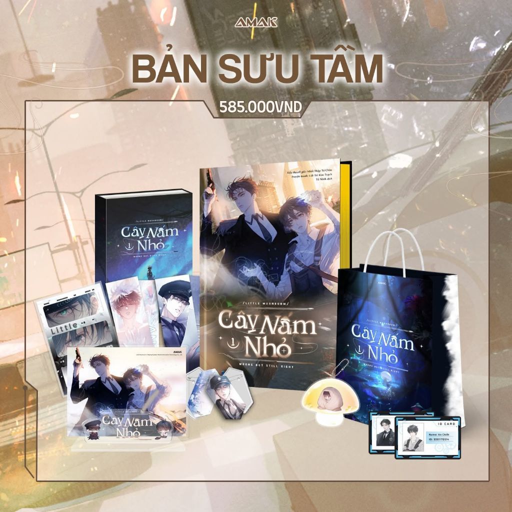 [Đọc Kỹ Mô Tả] Gacha Box - Cây Nấm Nhỏ - Random Truyện Hoặc Phụ Kiện Bản Sưu Tầm (Mđdf)