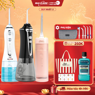  Máy tăm nước cầm tay Maxcare gồm 5 mẫu máy tăm nước gấp gọn & tăm nước mini 200ml,300ml Nhật Bản 