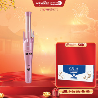  Máy uốn tóc tạo kiểu tự động Maxcare INSTAGLAM Hair Curler - 3 dạng Xoăn Cụp Lơi ion Âm x18 lần giúp tóc bóng mượt 