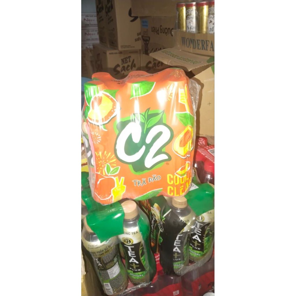nước uống c2 vị đào 6 chai
