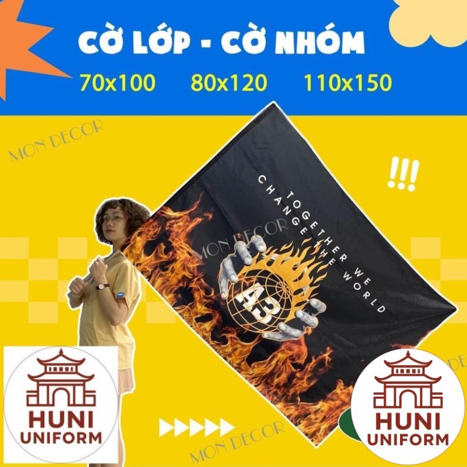 In cờ theo yêu cầu - in cờ lớp - cờ nhóm - cờ câu lạc bộ - in cờ công ty - in cờ cổ vũ theo yêu cầu