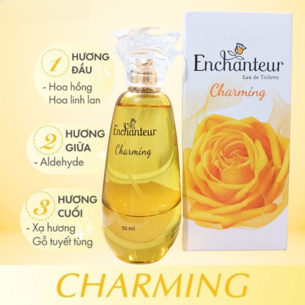 [ chính hãng ] Nước Hoa Enchanteur Charming 50ml