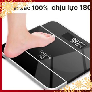Cân sức khỏe điện tử chính hãng iScale SE 150kg màn hình LCD rõ nét kính cường lực cao cấp thiết kế gọn nhẹ -CÂN NEW